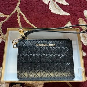 Black Michael kors wristlet